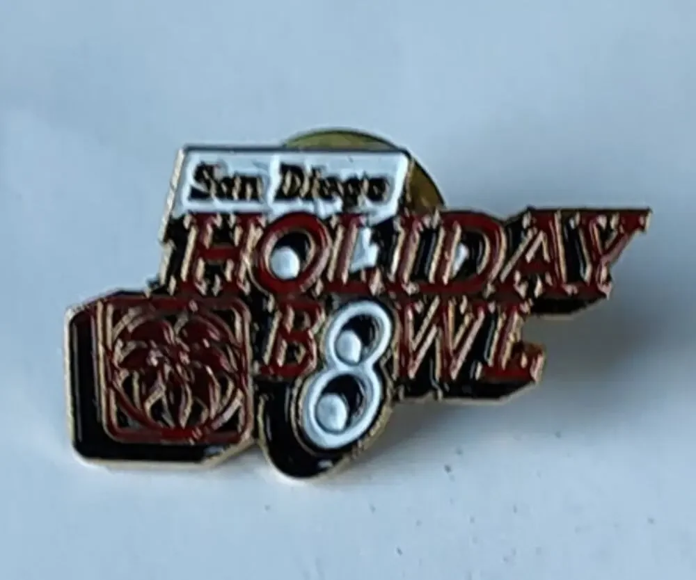 San Diego 1985 Holiday Bowl Pin Arizona State vs Arkansas College Football NCAA